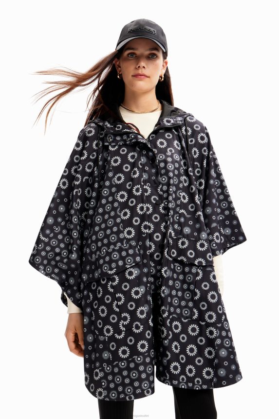 Women DesigualGeometric hooded raincoat Accessory 68X2401434