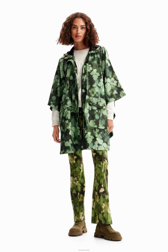 Women DesigualHooded camo raincoat Accessory 68X2401424