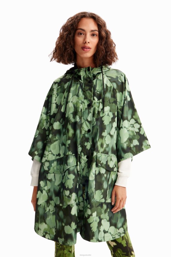 Women DesigualHooded camo raincoat Accessory 68X2401424