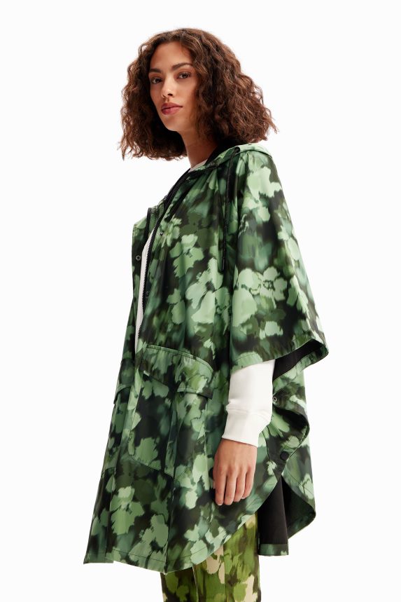 Women DesigualHooded camo raincoat Accessory 68X2401424