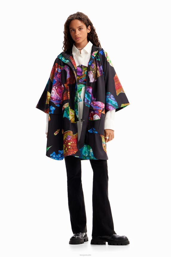 Women DesigualM. Christian Lacroix hooded raincoat Accessory 68X2401445