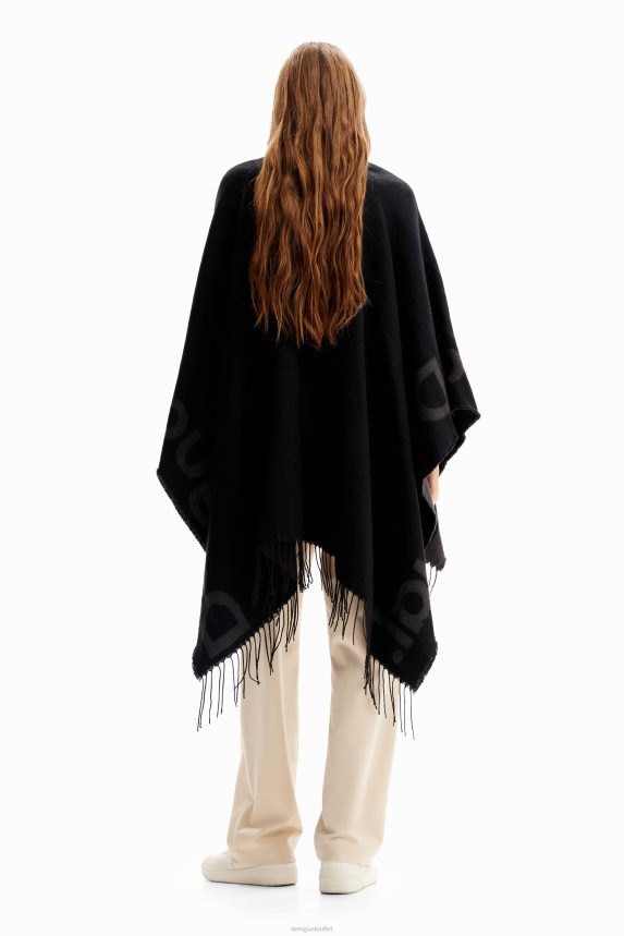Women DesigualReversible logo poncho Accessory 68X2401446