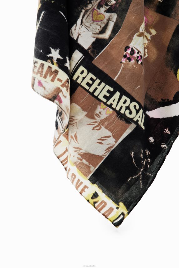 Women DesigualArty rectangular foulard Accessory 68X2401437