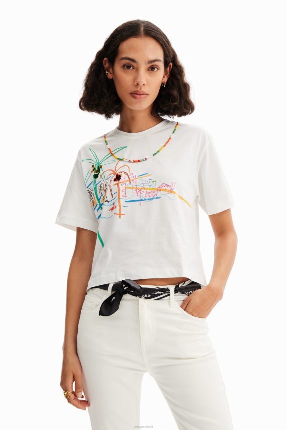 Women DesigualBugs Bunny square scarf Accessory 68X240802