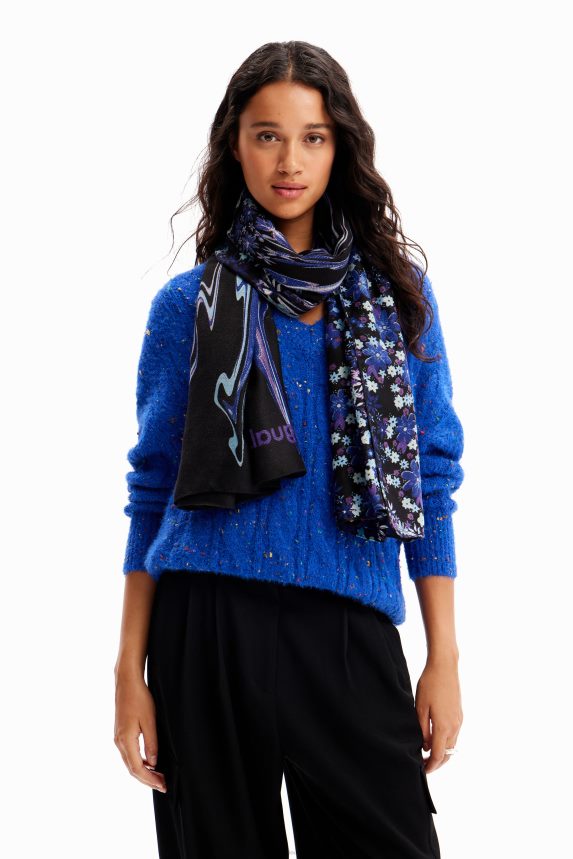 Women DesigualFloral rectangular foulard Accessory 68X2401419