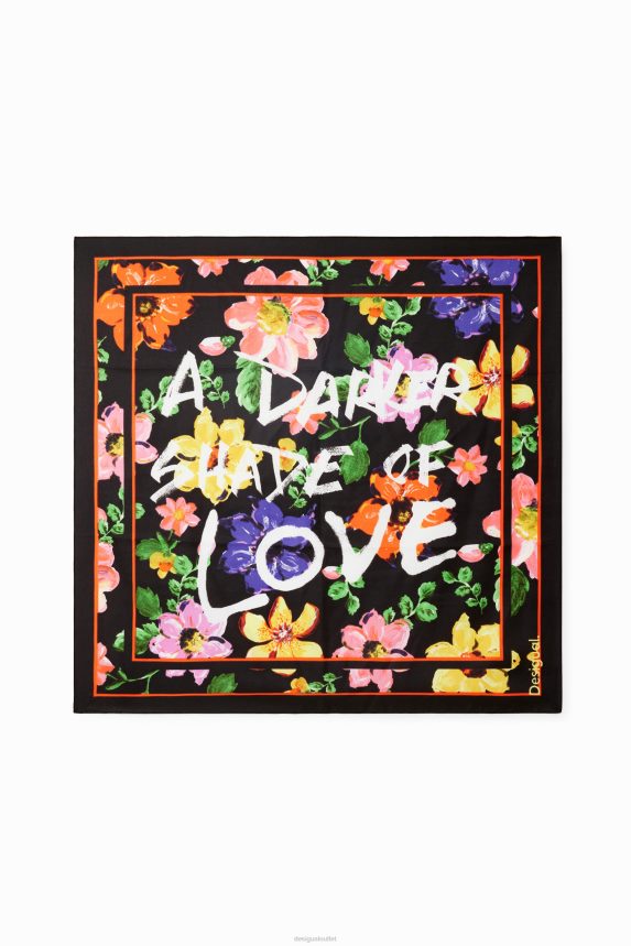 Women DesigualFloral square scarf Accessory 68X2401420