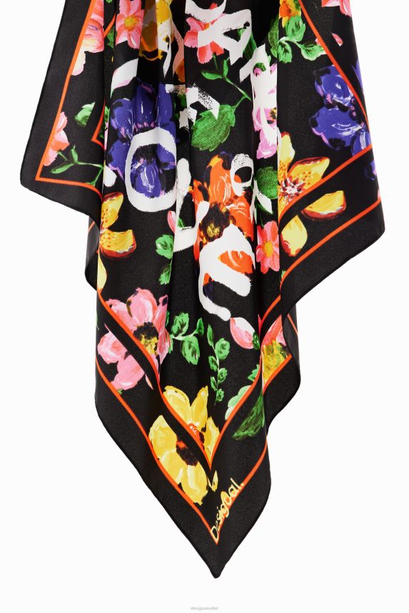 Women DesigualFloral square scarf Accessory 68X2401420