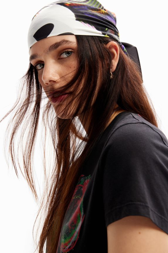 Women DesigualMickey Mouse square scarf Accessory 68X2401407