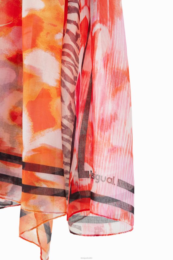 Women DesigualPatchwork rectangular foulard Accessory 68X2401462