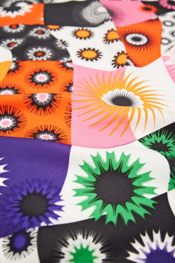 Women DesigualPatchwork square scarf Accessory 68X2401441