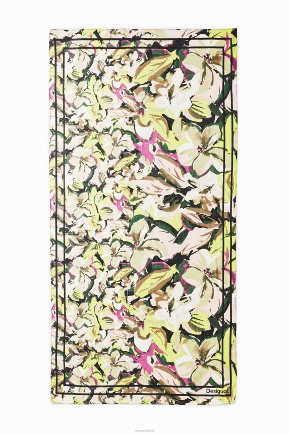 Women DesigualRectangular floral foulard Accessory 68X2401411