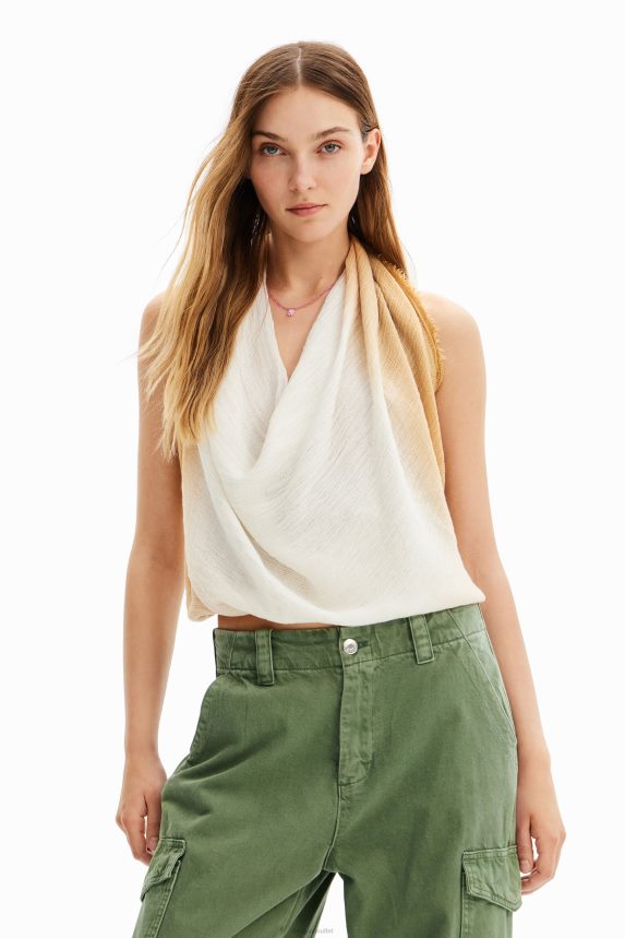 Women DesigualRectangular tie-dye gradient foulard Accessory 68X240592