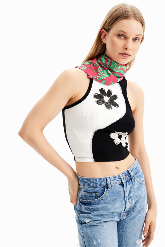Women DesigualTropical square scarf Accessory 68X240417