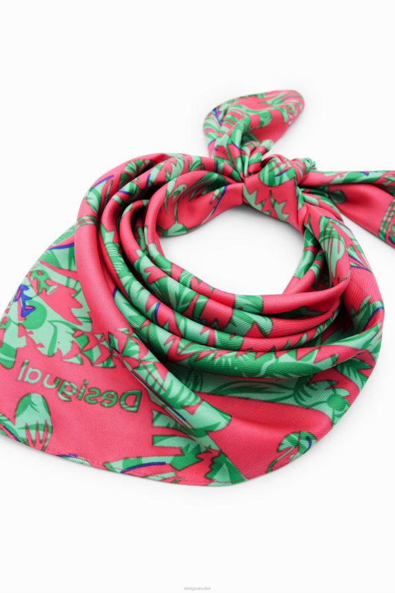 Women DesigualTropical square scarf Accessory 68X240417