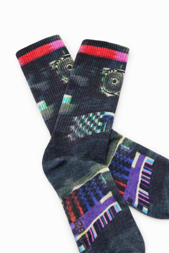 Women DesigualGlitch socks Accessory 68X240205