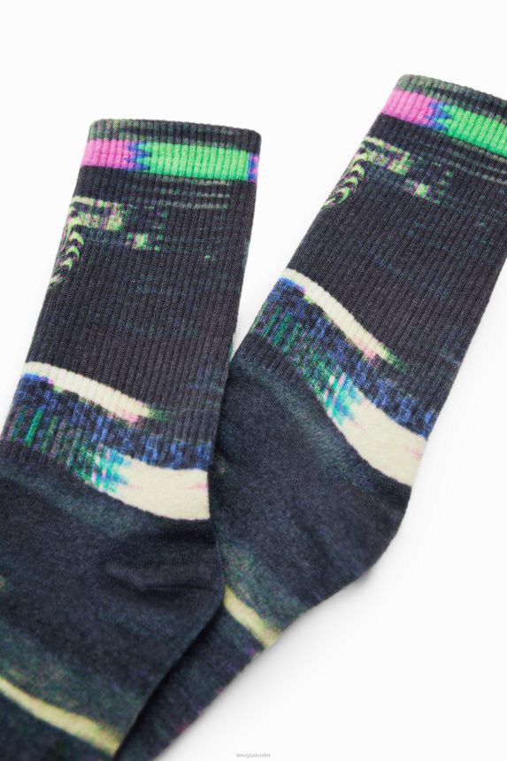 Women DesigualGlitch socks Accessory 68X240205