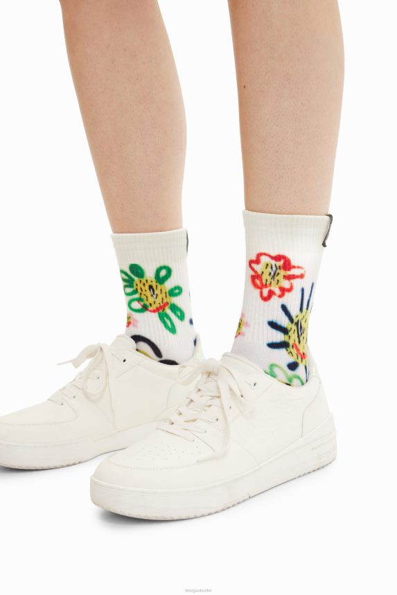 Women DesigualIllustration socks Accessory 68X240939