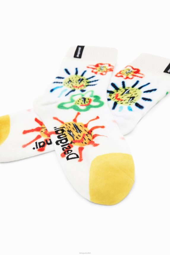 Women DesigualIllustration socks Accessory 68X240939