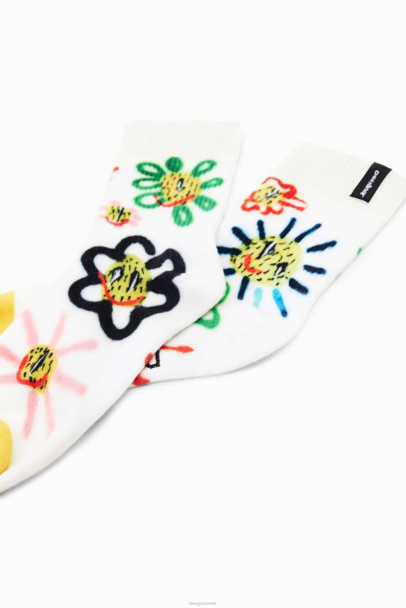 Women DesigualIllustration socks Accessory 68X240939