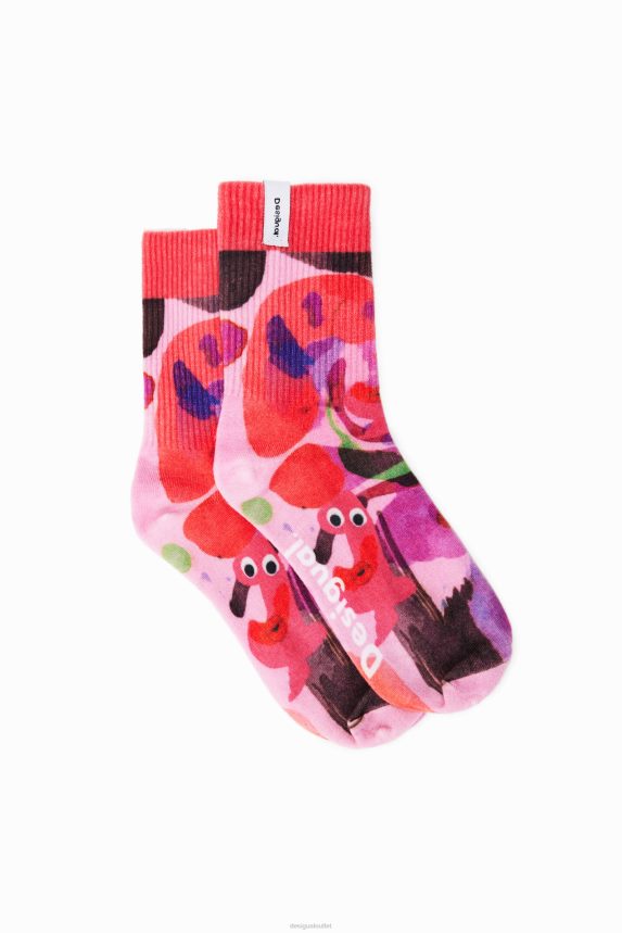 Women DesigualM. Christian Lacroix lips socks Accessory 68X240315