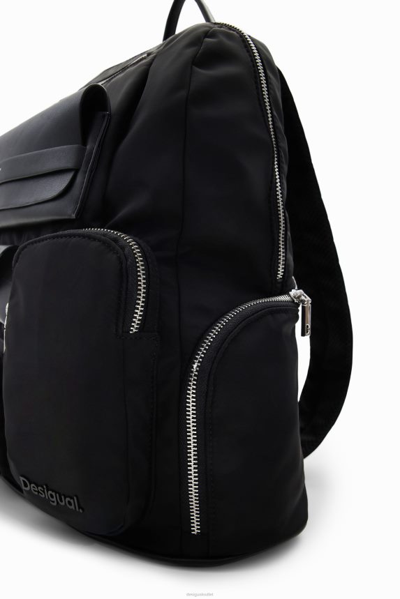 Women DesigualLarge nylon pockets backpack Accessory 68X2401228