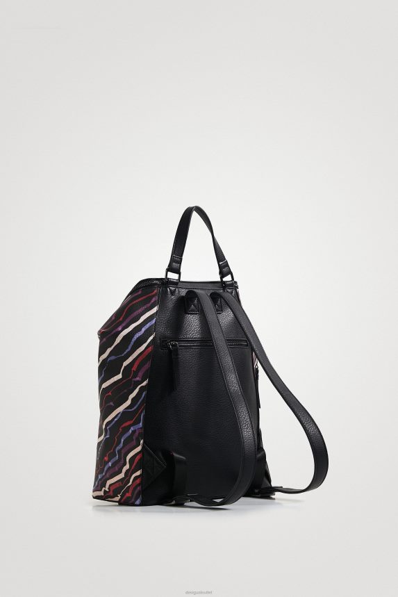 Women DesigualLeather effect painted backpack Accessory 68X2401374