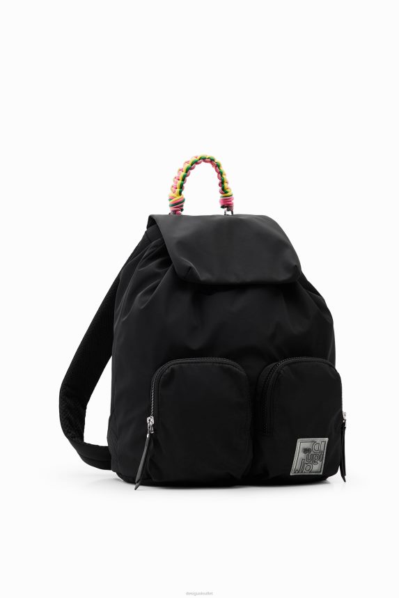 Women DesigualMidsize nylon backpack Accessory 68X240590