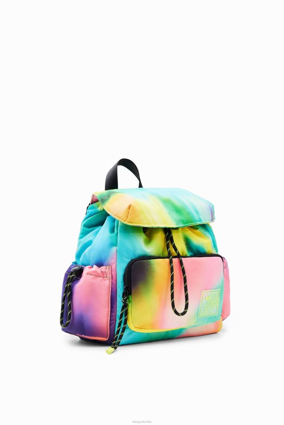 Women DesigualMidsize nylon tie-dye backpack Accessory 68X240721