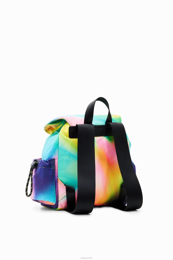 Women DesigualMidsize nylon tie-dye backpack Accessory 68X240721