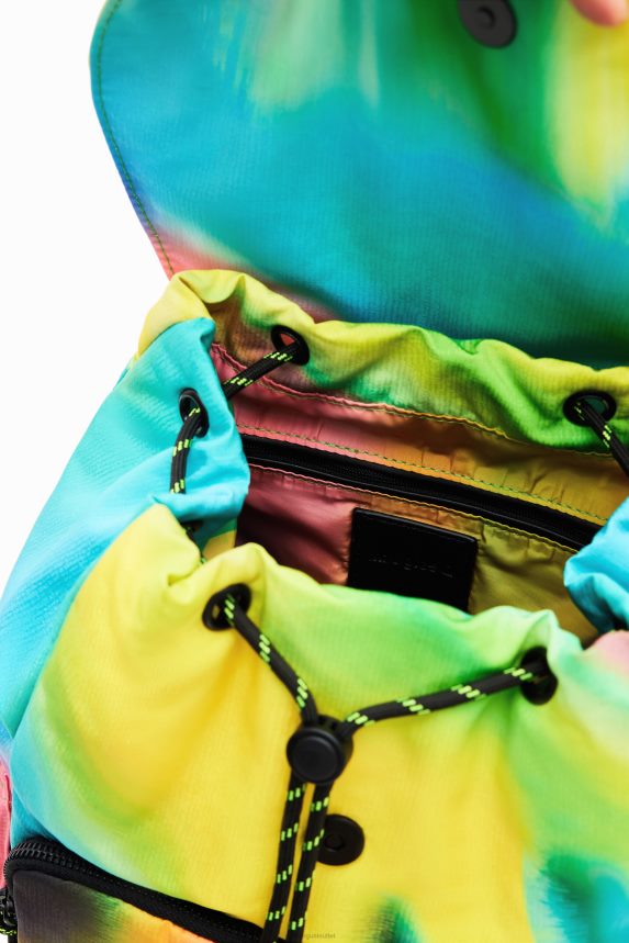 Women DesigualMidsize nylon tie-dye backpack Accessory 68X240721