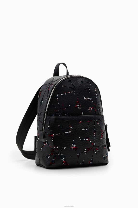 Women DesigualSmall die-cut flower backpack Accessory 68X2401219