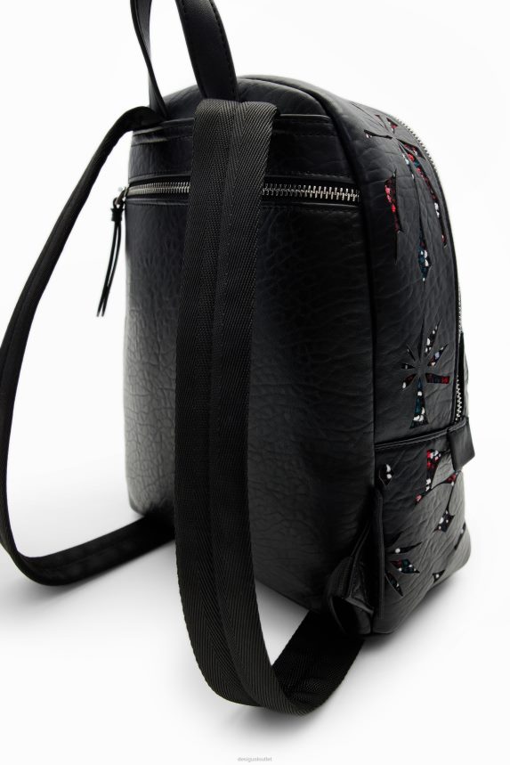 Women DesigualSmall die-cut flower backpack Accessory 68X2401219