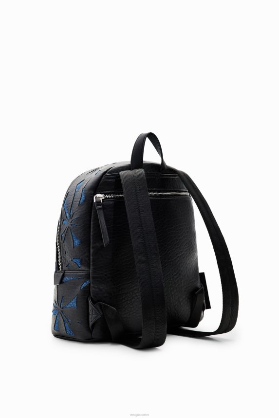 Women DesigualSmall die-cut flower backpack Accessory 68X2401221