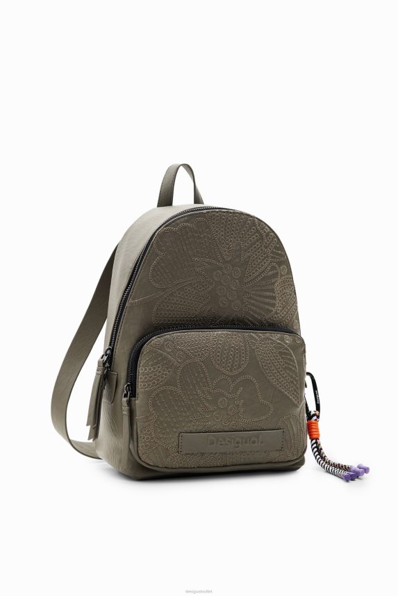 Women DesigualSmall floral embroidery backpack Accessory 68X2401220