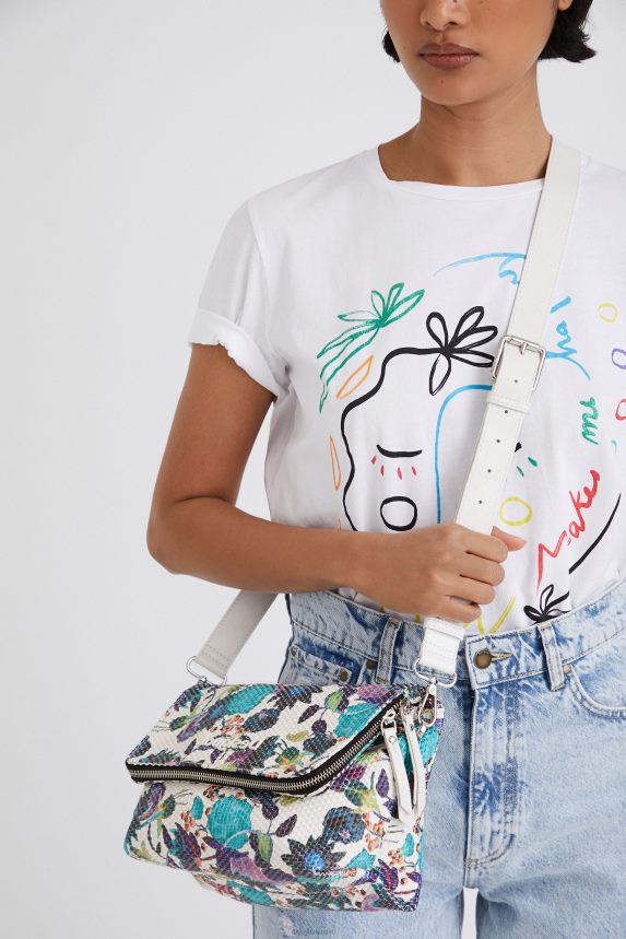 Women DesigualFloral braided sling bag Accessory 68X2401387