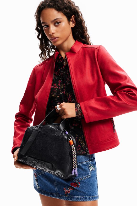 Women DesigualMidsize floral embroidery bag Accessory 68X2401247