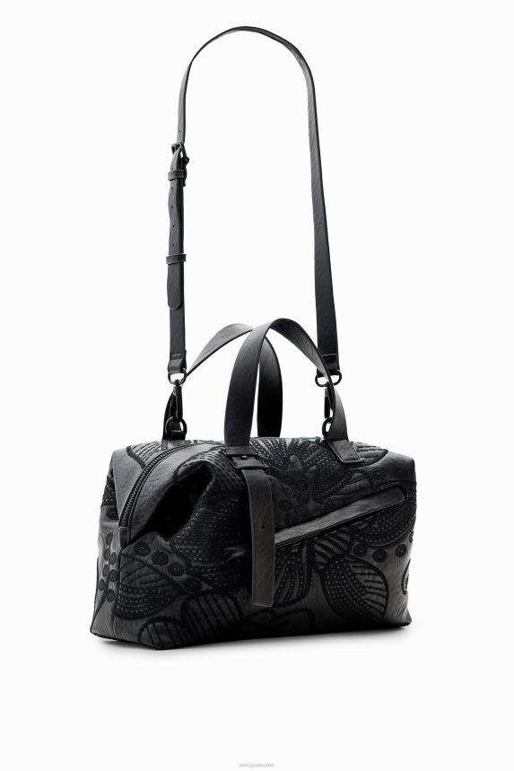 Women DesigualMidsize floral embroidery bag Accessory 68X2401247