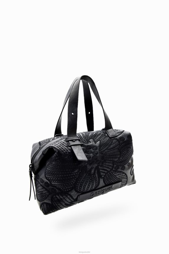 Women DesigualMidsize floral embroidery bag Accessory 68X2401247