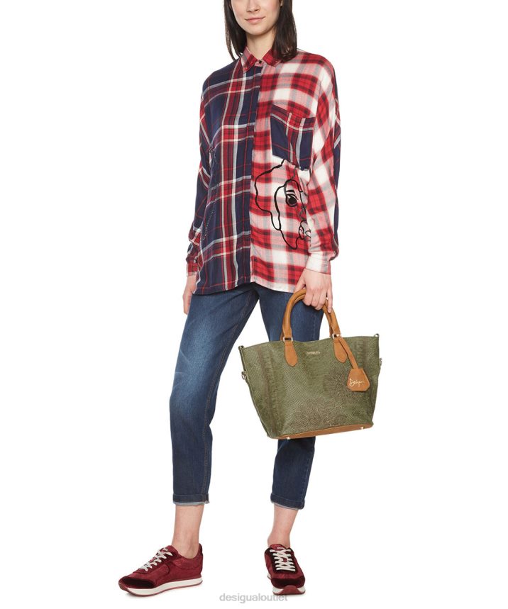 Women DesigualReptile effect mandala bag Accessory 68X2401399