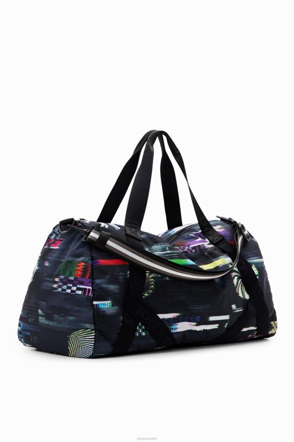 Women DesigualXL glitch sports bag Accessory 68X240191