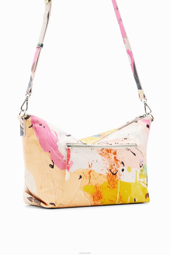 Women DesigualLarge painting crossbody bag Accessory 68X240788