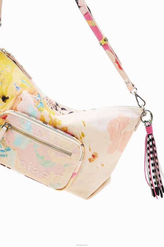 Women DesigualLarge painting crossbody bag Accessory 68X240788