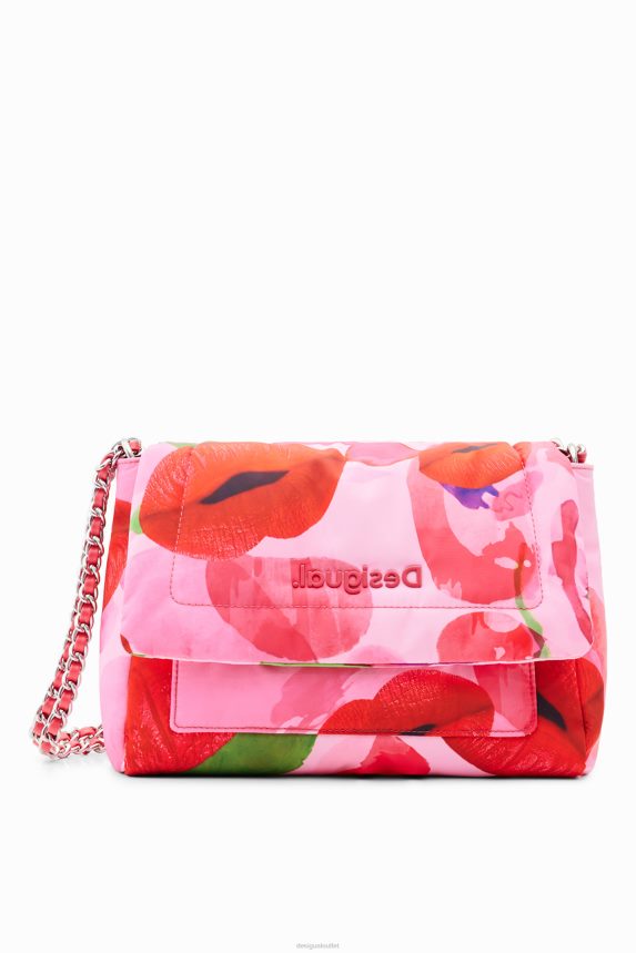 Women DesigualM. Christian Lacroix midsize lips crossbody bag Accessory 68X240522