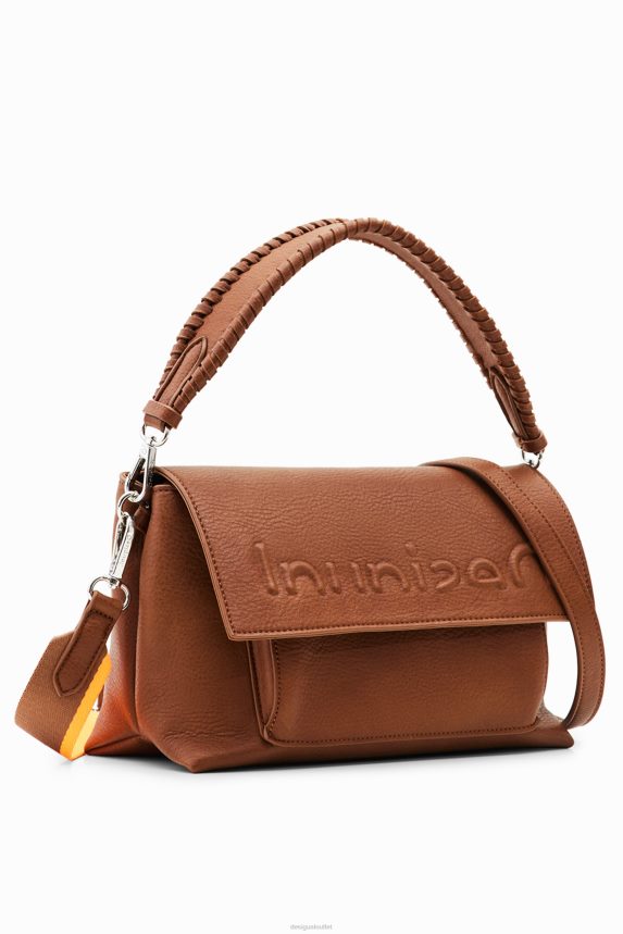 Women DesigualMidsize half logo crossbody bag Accessory 68X240137