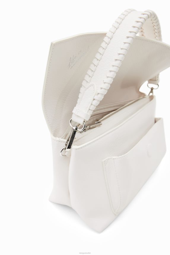 Women DesigualMidsize half logo crossbody bag Accessory 68X24096