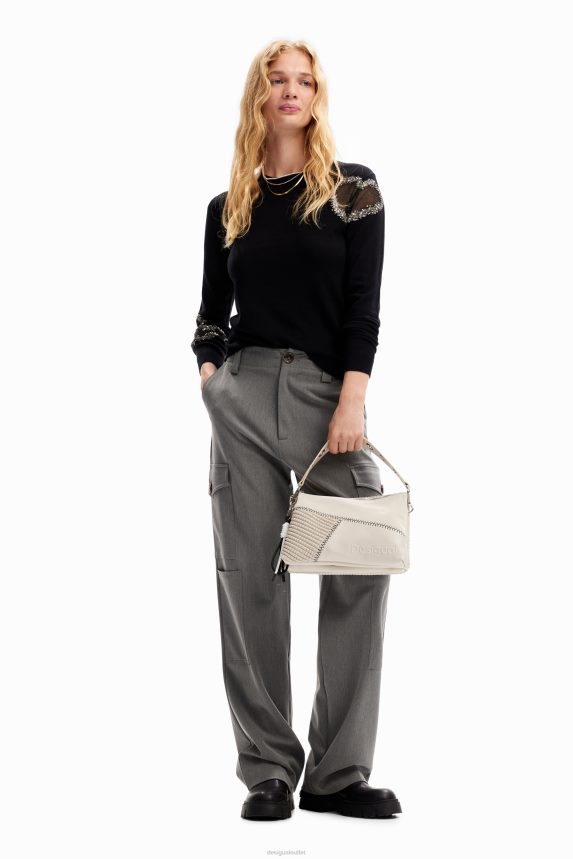 Women DesigualMidsize patchwork crossbody bag Accessory 68X2401289