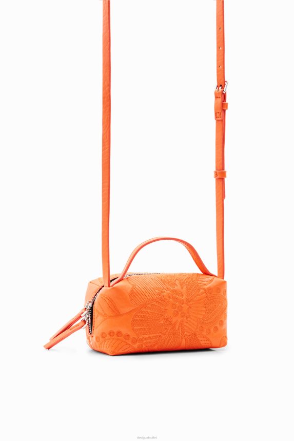 Women DesigualMini crossbody bag with embroidered flowers Accessory 68X2401329