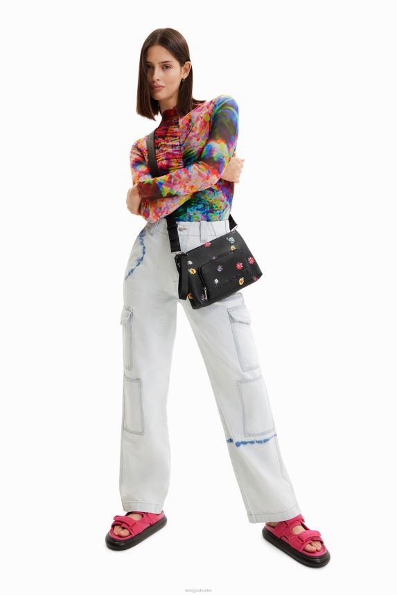 Women DesigualSmall floral crossbody bag Accessory 68X2401312