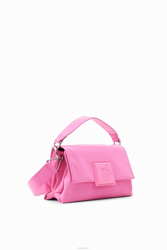 Women DesigualSmall patent-leather crossbody bag Accessory 68X2401208
