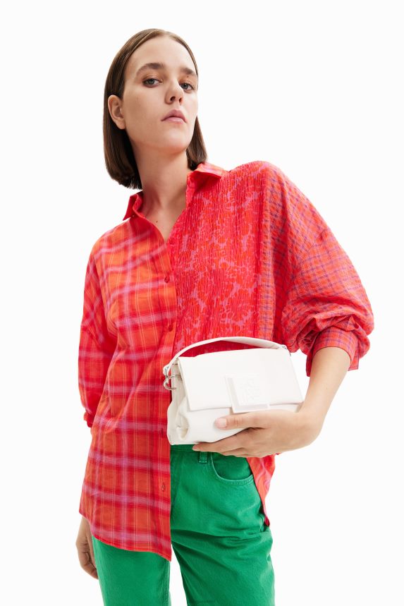 Women DesigualSmall patent-leather crossbody bag Accessory 68X240629